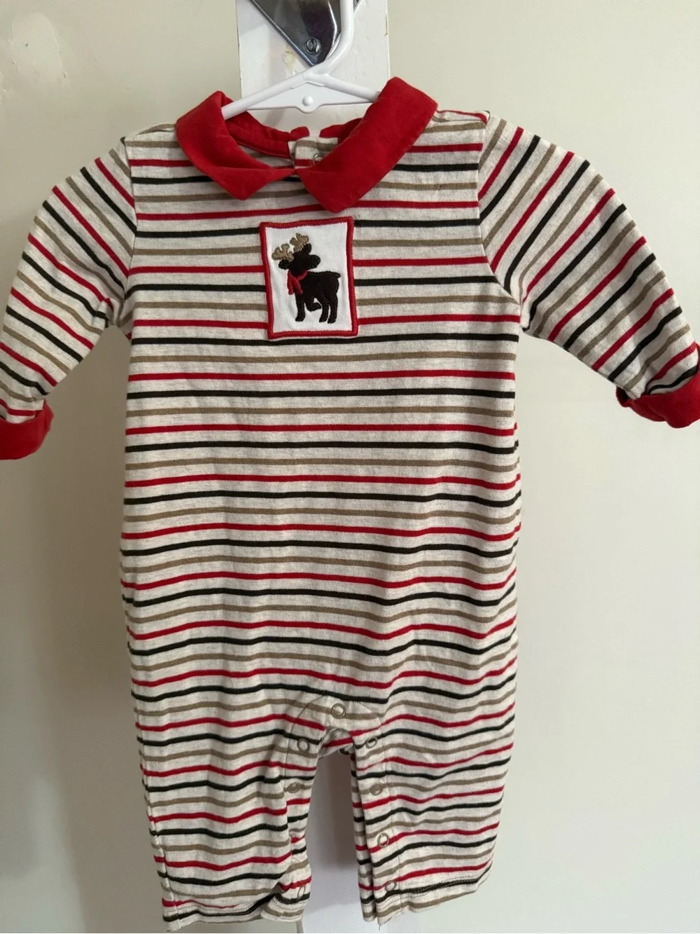 Janie and Jack Moose Romper